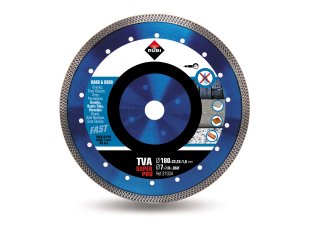 Disque diamanté Turbo Viper TVA 180 Superpro pour matériaux durs - RUBI
