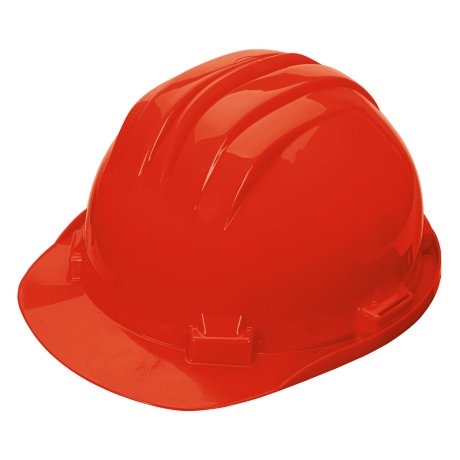 Casque de chantier en polyéthylène rouge - SINGER Safety