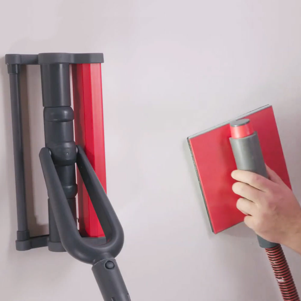 Cale à Poncer Manuelle AERZETIX - 210x96 Mm - Bloc Support Pour Papier De Verre - Pour Enduit, Plâtre, Mastic - Poignée Confortable