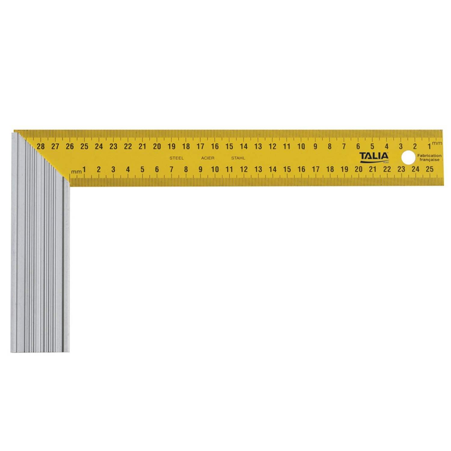 Equerre droite et d'onglet 250 mm - Taliaplast | Krenobat